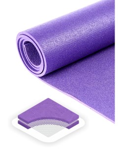 Коврик для йоги и фитнеса Rishikesh 173х60 см фиолетовый Bodhi