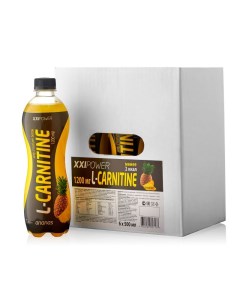 Напиток с l карнитином L Carnitine 6 x 500 мл ананас Xxi power