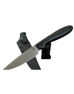 Нож Knives Wilson Long сталь Bohler K110 рукоять черная G 10 синяя проставка Apus