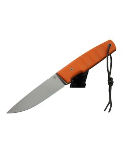 Геннадий нож Универсальчик сталь Bohler М398 рукоять оранжевая G 10 Дедюхин
