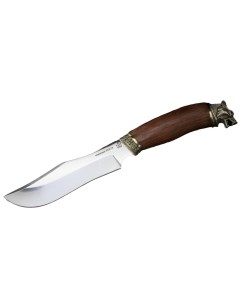 Нож Гарпун 95х18 литье латунь Мастерская самойлова