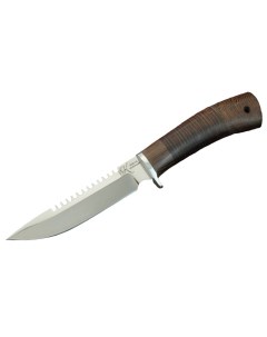 Мастерская Курносова нож Ёрш сталь 95Х18 рукоять наборная кожа Ножевая мастерская курносова