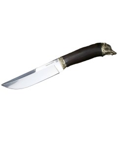 Нож Странник 2 сталь 95х18 литье латунь Мастерская самойлова