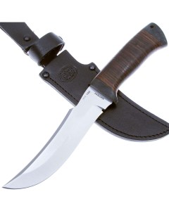 Нож с фиксированным клинком Клык 95х18 кожа Аир