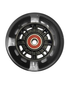 Заднее светящееся колесо для самоката MS 915 90FL 24 мм черный Sportsbaby