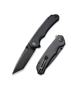 Нож Brazen Flipper And Thumb Stud Knife G10 Handle 3 46 D2 Blade black Civivi