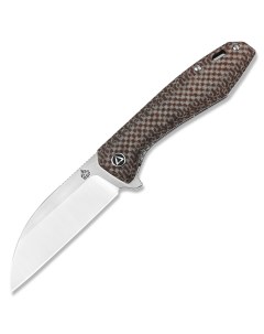 Складной нож Knife Pelican QS118 A2 Crucible CPM S35VN коричневая микарта Qsp