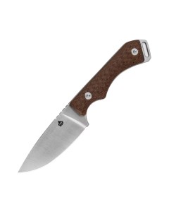 Нож с фиксированным лезвием Knife Workaholic QS124 A Bohler N690 микарта Qsp