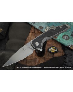 Складной нож Ginesis сталь S35VN карбон Kizer knives