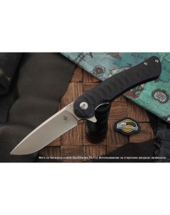 Складной нож Dukes сталь N690 черная G 10 Kizer knives