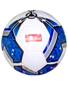 Мяч футбольный PVC 260 г 1 слой размер 5 MIBALON белый синий Nobrand
