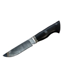 Туристический нож Сталкер стальной черный Lemax
