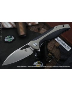 Складной нож Knives Komodo D2 черно серая рукоять Bestech