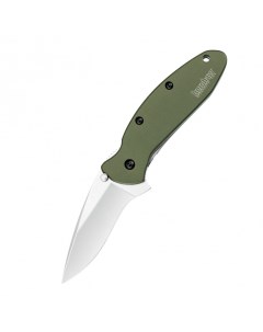 Туристический нож Scallion зеленый Kershaw