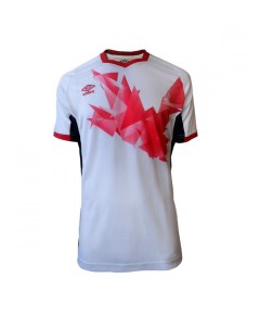 Футболка футбольная Origami Jersey SS белая красная S Umbro