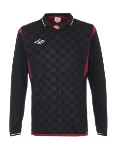 Футболка футбольная Westham Jersey L S черная красная L Umbro