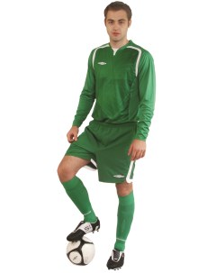Футболка футбольная Ireland Jersey L S зеленая M Umbro