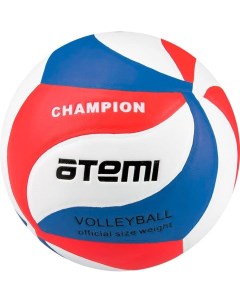 Волейбольный мяч CHAMPION 5 белый синий красный Atemi