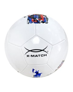 Футбольный мяч 56464 5 white blue X-match