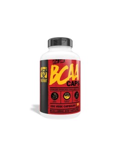 BCAA 200 капсул unflavoured Mutant