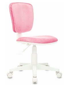 Кресло детское CH W204NX на колесиках ткань розовый ch w204nx velv36 Бюрократ