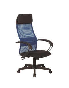 Кресло для руководителя 655 TTW синее черное Easy chair