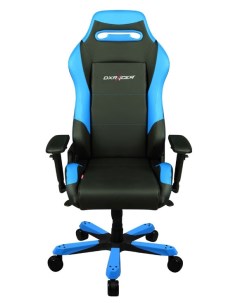 Игровое кресло Iron OH IS11 NB синий черный Dxracer