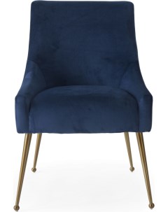 Кресло Milan MY17914B синий золотистый My interno