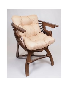 Кресло Гердер коричневый бежевый 169 1 1 Origamebel.ru