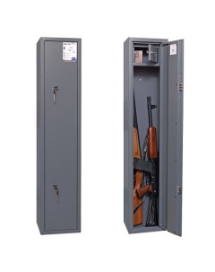 Оружейный сейф Mini 130 на 2 ствола Высота ружья 1260мм 265х1300х225мм Ключевой Onix