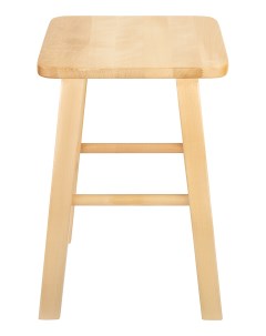 Табурет LOFT HOME деревянный сиденье квадратное лак Kett-up