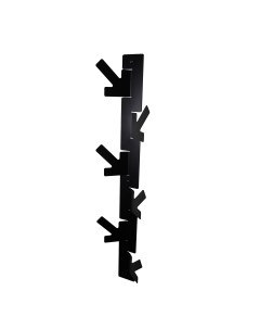 Вешалка настенная Стрелочки для одежды и аксессуаров черная 90х20х8 см Tempache