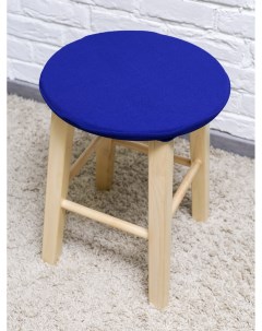 Подушка на стул на сидушку 220 34х34 см синий 1 шт Luxalto