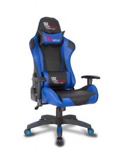 Профессиональное геймерское кресло CLG 801LXH Blue кожа PU синий College