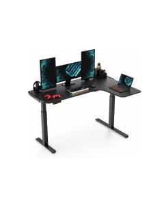 Стол для для компьютера для геймеров L формы c электрической регулировкой по высоте EURE Eureka
