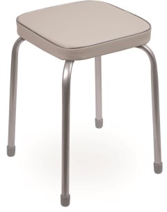 Табурет Фабрик 3 с мягким сиденьем 32 x 32 см серый Nika