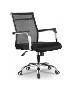 Кресло компьютерное 706E черный хром Riva chair