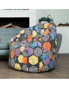 Бескаркасное кресло Порту многоцветный Delicatex
