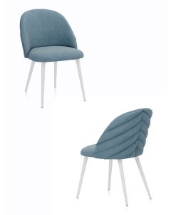 Мягкое кресло Luana Лиана 2 бел голубой М-трейд