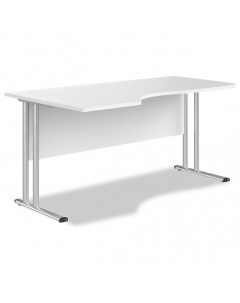 Письменный стол Imago M CA 1M L Imago S СА 1SD L белый серебро Skyland