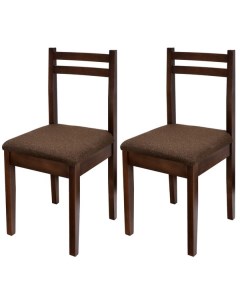 Комплект стульев ECO OLIVER ОЛИВЕР деревянный орех 2 шт Kett-up