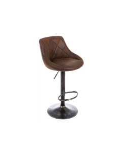 Барный стул 91449223 1882 серебристый коричневый Woodville