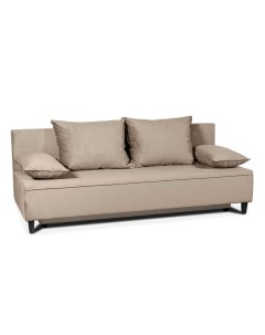 Прямой диван Tomas Velutto 06 коричневый Askona