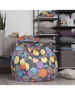 Кресло мешок Лима размер XXL многоцветный Delicatex