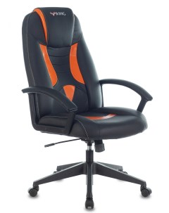 Кресло игровое VIKING 8 черный оранжевый Zombie