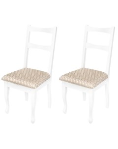 Комплект стульев BERGEN БЕРГЕН деревянный белый 2 шт Kett-up