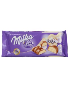 Шоколад Bubbly White 90 грамм Упаковка 15 шт Milka