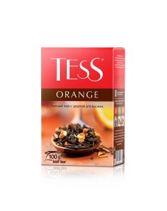 Чай Orange листовой черный с добавками 100г 0646 15 2шт Tess