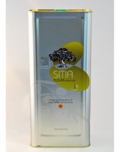 Оливковое масло фермерское Sitia BIO Extra Virgin oleum organic PDO 5 л Nutricreta