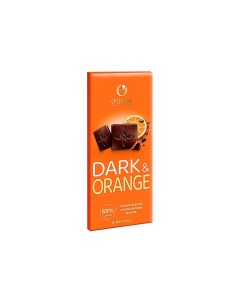 Шоколад горький с апельсиновым маслом Dark Orange 90 г O`zera